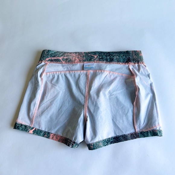 New Columbia Green Pink Polyester Shorts size M - Picture 6 of 9